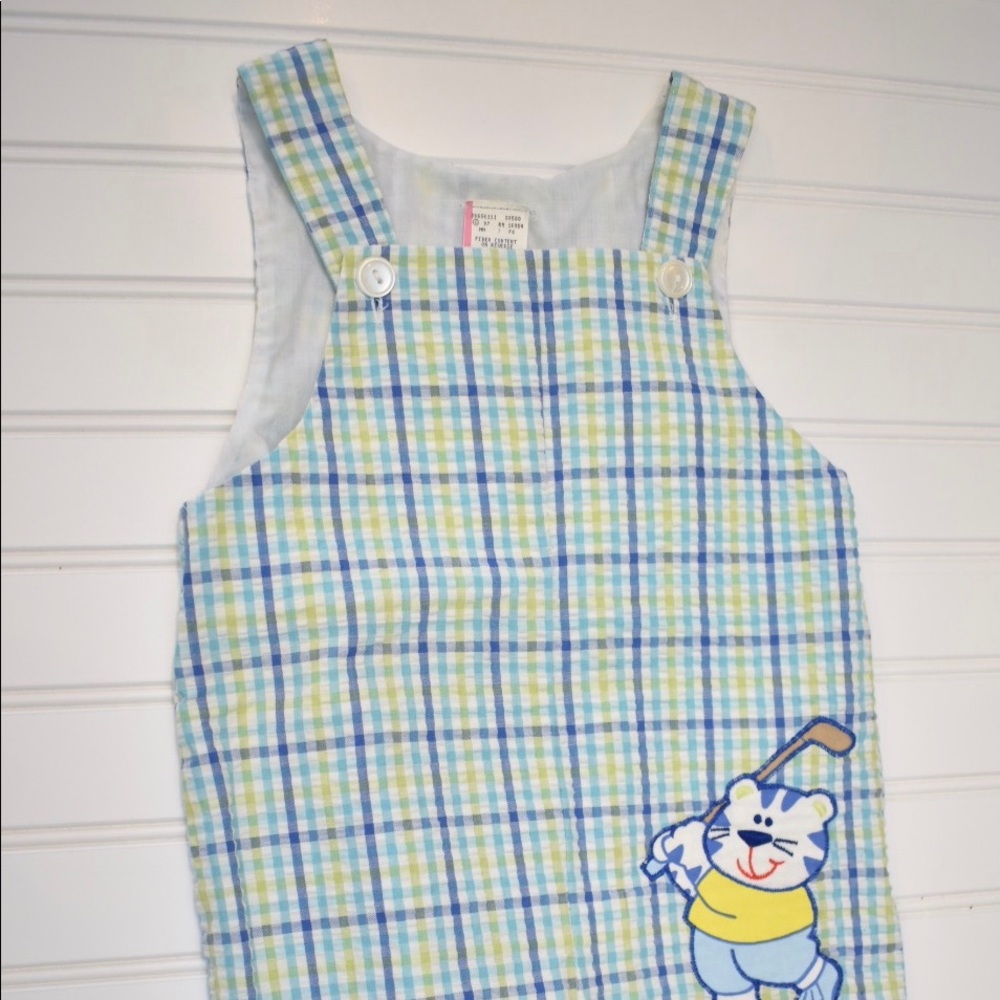 Vintage golf romper Jon Jon 24m
